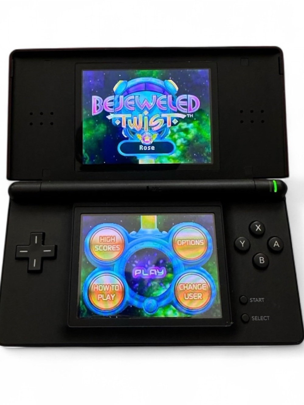 Nintendo DS Lite Black Dual-Screen Handheld Console